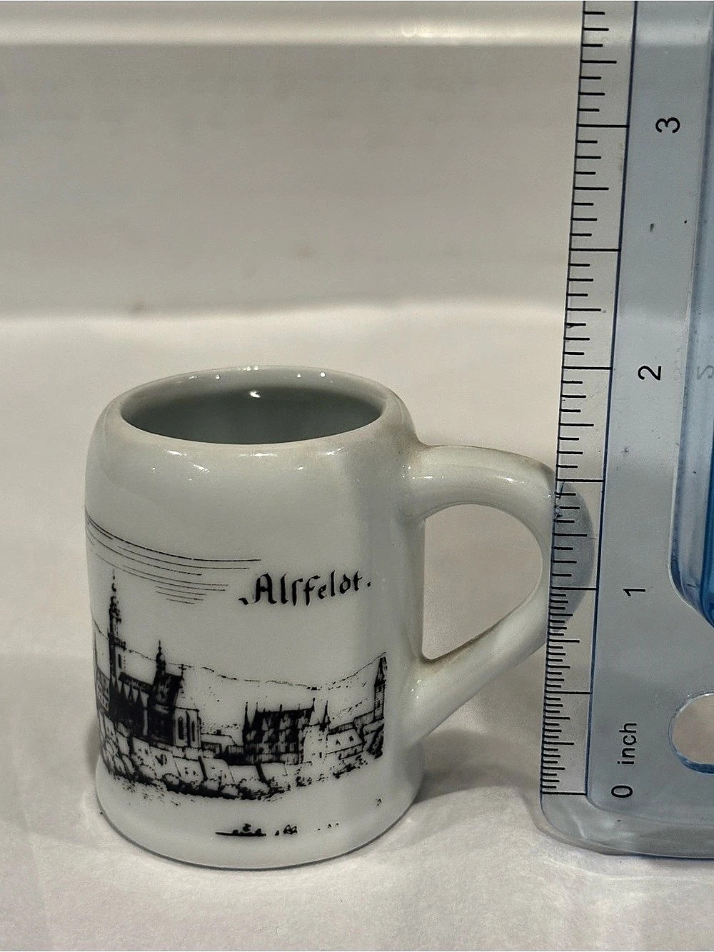 Royal Porzellan Bavaria KPM Alfeld Porcelain Souvenir Mug White